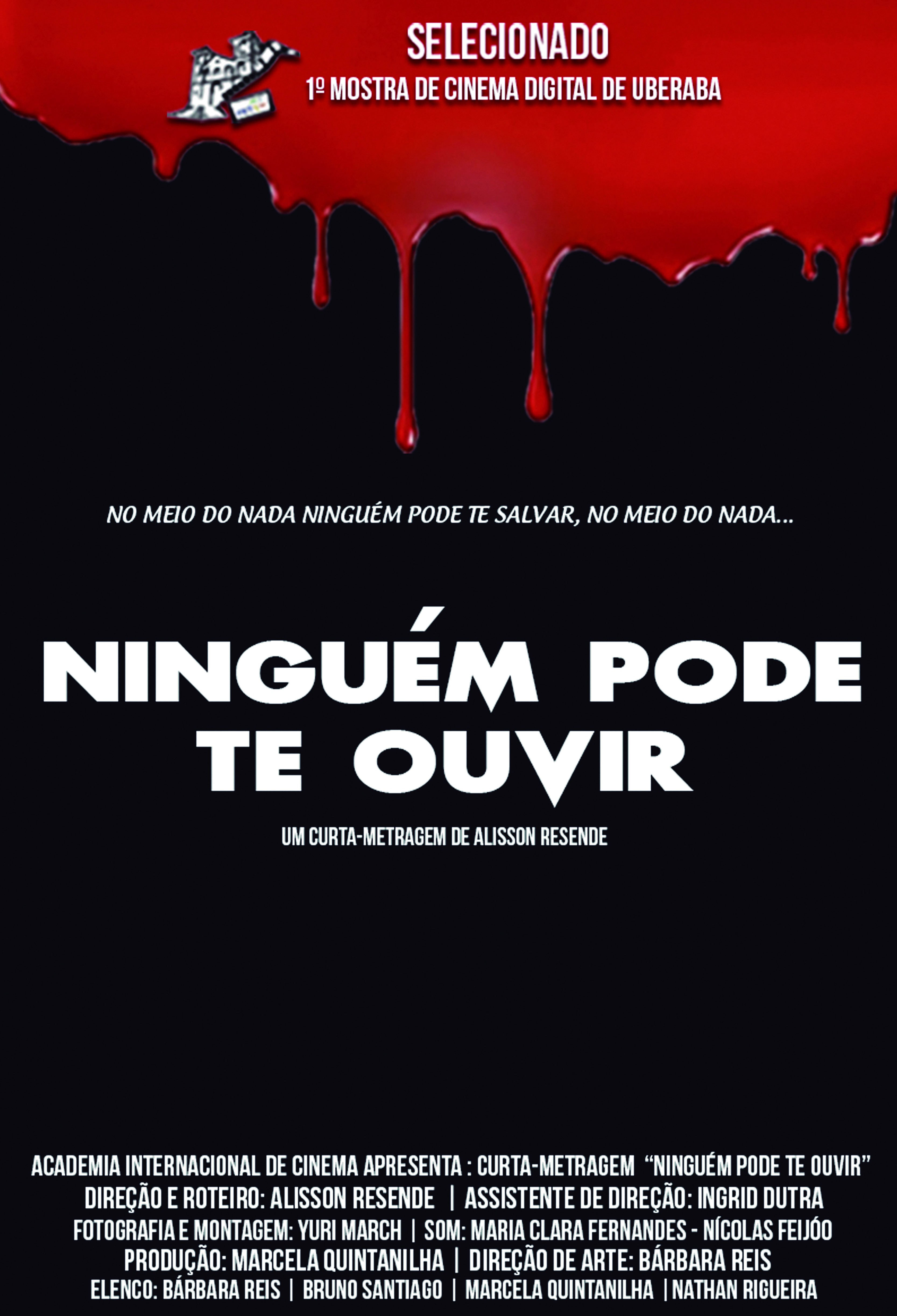 NINGUÉM PODE TE OUVIR IMPRESSÃO